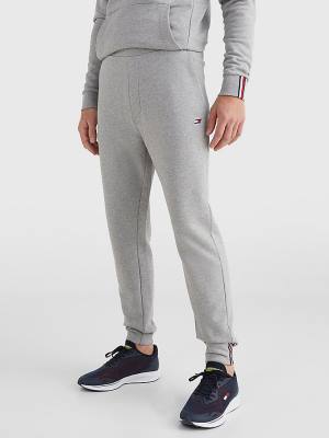 Muške Tommy Hilfiger Sport Terry Joggers Pantalone Siva | TH348TDJ