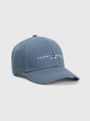 Muške Tommy Hilfiger TH Established Baseball Cap Kape Plava | TH154QLV