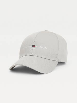 Muške Tommy Hilfiger TH Established Baseball Cap Kape Siva | TH239TFH