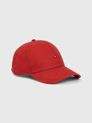 Muške Tommy Hilfiger TH Established Baseball Cap Kape Crveni | TH605KUW