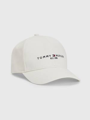 Muške Tommy Hilfiger TH Established Baseball Cap Kape Bela | TH865ASB