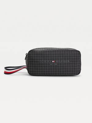 Muške Tommy Hilfiger TH Established Water Repellent Washbag Torbe Crna | TH096AZX