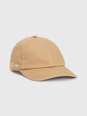 Muške Tommy Hilfiger TH Modern Signature Embroidery Cap Kape Kaki | TH942BIA