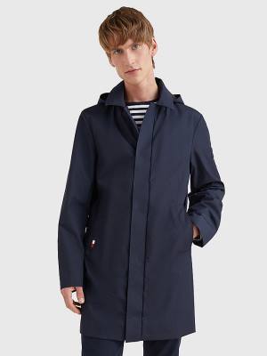 Muške Tommy Hilfiger TH Tech Car Coat Jakna Plava | TH817RSG