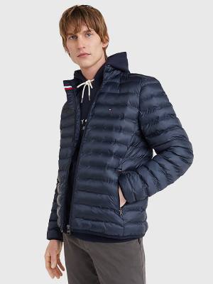 Muške Tommy Hilfiger TH Warm Padded Jakna Plava | TH374HTD