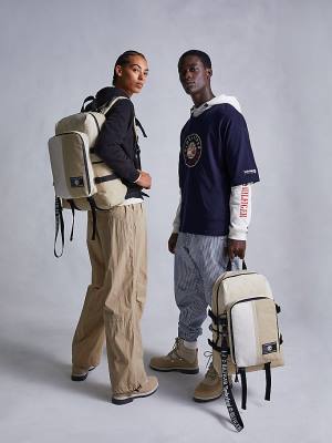 Muške Tommy Hilfiger TOMMYXTIMBERLAND Reimagined Backpack Torbe Kaki | TH968QZS