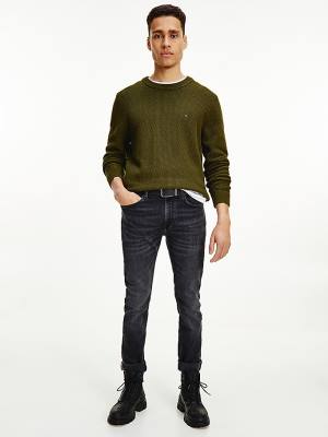 Muške Tommy Hilfiger Textured Relaxed Fit Jumper Džemper Braon | TH043QYW