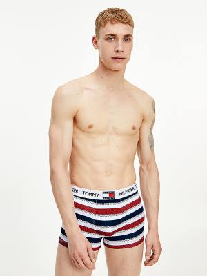 Muške Tommy Hilfiger Tommy 85 Stretch Cotton Logo Trunks Donji veš Bež | TH608SJY