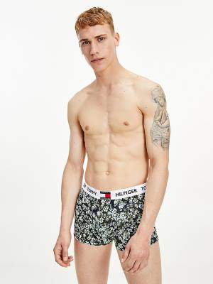 Muške Tommy Hilfiger Tommy 85 Stretch Cotton Logo Trunks Donji veš Bela | TH916JOH