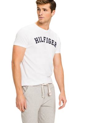 Muške Tommy Hilfiger Tommy Hilfiger Logo Pidžama Bela | TH971NKL