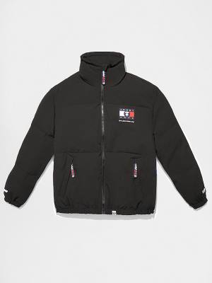 Muške Tommy Hilfiger Tommy X AAPE Exclusive Puffer Jakna Crna | TH850KTJ