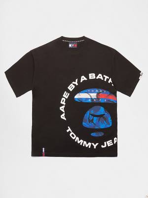 Muške Tommy Hilfiger Tommy X AAPE Majice Crna | TH061URZ