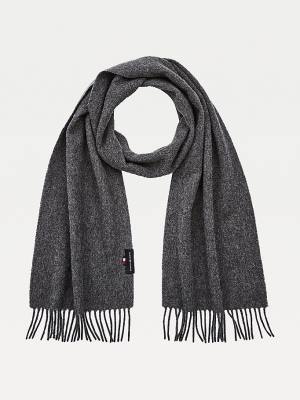 Muške Tommy Hilfiger Uptown Pure Wool Marame Siva | TH216GOJ