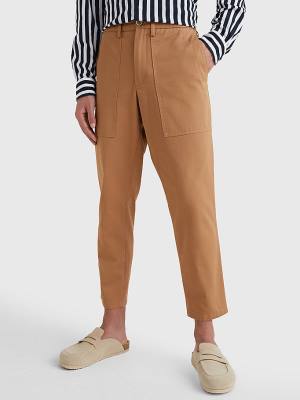 Muške Tommy Hilfiger Utility Relaxed Fit Pantalone Braon | TH846LCS