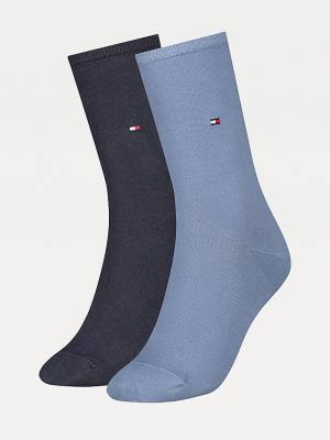 Ženske Tommy Hilfiger 2-Pack Casual Čarape Plava | TH038BTI