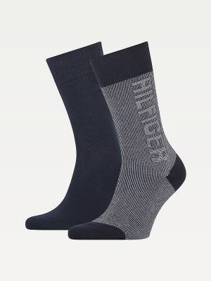 Ženske Tommy Hilfiger 2-Pack Dot Čarape Plava | TH345RPG