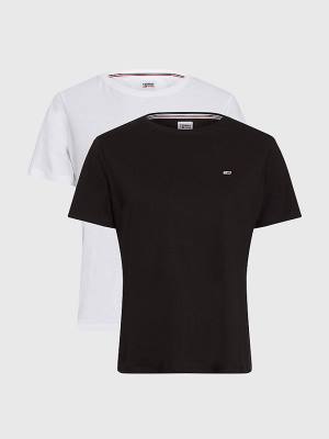 Ženske Tommy Hilfiger 2-Pack Organic Cotton Jersey Majice Šarena | TH172VLW