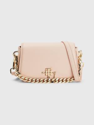 Ženske Tommy Hilfiger Chain Mini Crossover Torbe Roza | TH241VPH