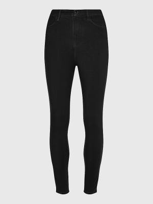 Ženske Tommy Hilfiger Curve Sculpt High Rise Super Skinny Pantalone Crna | TH617UZS