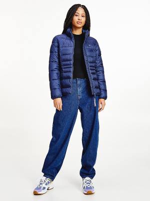 Ženske Tommy Hilfiger Down Quilted Jakna Plava | TH387FOM