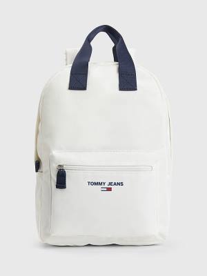 Ženske Tommy Hilfiger Essential Logo Backpack Torbe Bela | TH596XGY