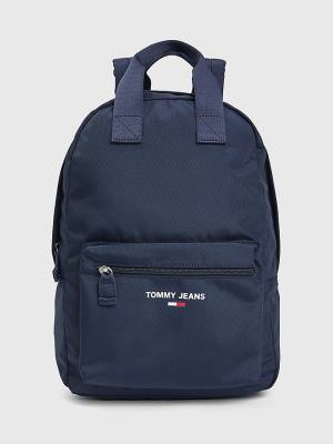 Ženske Tommy Hilfiger Essential Logo Backpack Torbe Plava | TH783SQU