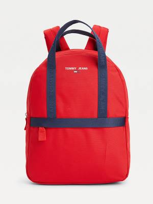 Ženske Tommy Hilfiger Essential Logo Tape Backpack Torbe Plava | TH792FRZ