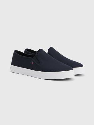 Ženske Tommy Hilfiger Essential Nautical Slip-On Patike Plava | TH921BDE