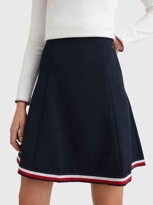 Ženske Tommy Hilfiger Fit And Flare Suknje Plava | TH962LZS