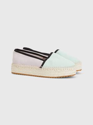 Ženske Tommy Hilfiger Flatform Espadrilles Mokasine Plava | TH126YBF