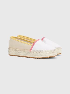 Ženske Tommy Hilfiger Flatform Espadrilles Mokasine Bež | TH684YDP