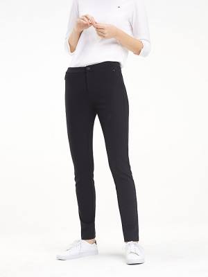 Ženske Tommy Hilfiger Heritage Skinny Fit Pantalone Crna | TH426DJK