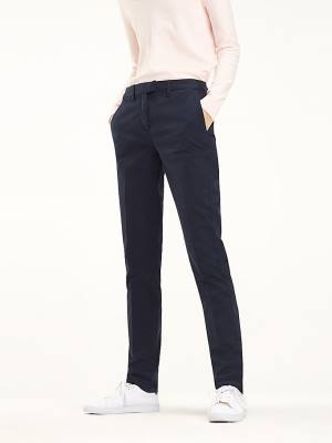 Ženske Tommy Hilfiger Heritage Skinny Fit Chinos Pantalone Plava | TH729MGP