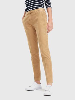 Ženske Tommy Hilfiger Heritage Skinny Fit Chinos Pantalone Kaki | TH839VDL