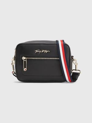 Ženske Tommy Hilfiger Iconic Camera Torbe Crna | TH039PMR