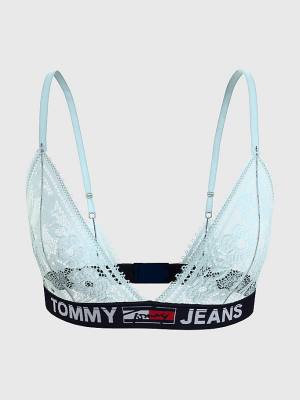 Ženske Tommy Hilfiger Lace Unlined Triangle Bra Donji veš Plava | TH419OLS