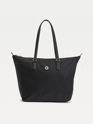 Ženske Tommy Hilfiger Large Recycled Tote Torbe Crna | TH407FTD