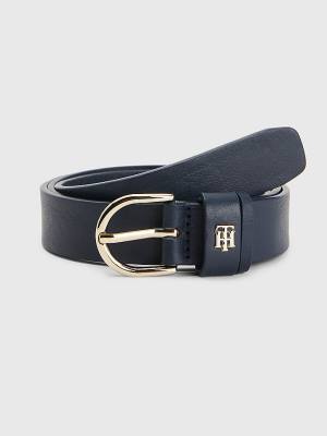 Ženske Tommy Hilfiger Leather Monogram Kaiševi Plava | TH659THS