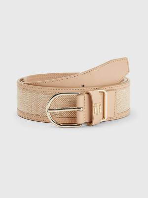 Ženske Tommy Hilfiger Leather Waist Kaiševi Bež | TH801PLU