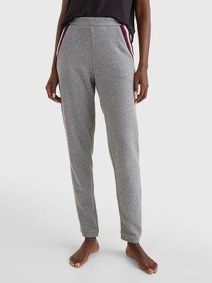 Ženske Tommy Hilfiger Lounge Cuffed Joggers Pantalone Siva | TH036MYZ