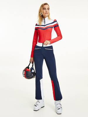 Ženske Tommy Hilfiger Rossignol Colour-Blocked Ski Pantalone Plava | TH918VXN