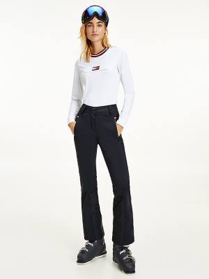 Ženske Tommy Hilfiger Rossignol Softshell Ski Pantalone Crna | TH495PUD