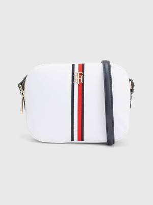 Ženske Tommy Hilfiger Signature Crossover Torbe Bela | TH092BVO