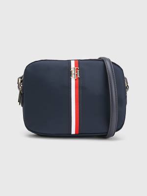 Ženske Tommy Hilfiger Signature Crossover Torbe Plava | TH712VAW