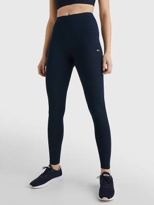 Ženske Tommy Hilfiger Sport Full Length Helanke Plava | TH631LIW