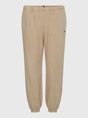 Ženske Tommy Hilfiger Sport Relaxed Fit Joggers Pantalone Bež | TH801CMY