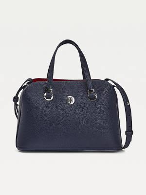 Ženske Tommy Hilfiger TH Core Medium Satchel Torbe Plava | TH715PSB