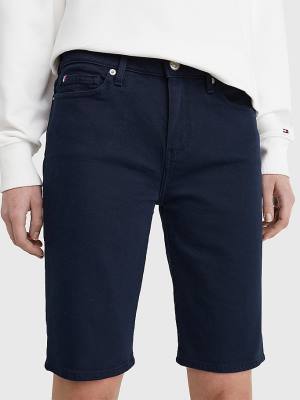 Ženske Tommy Hilfiger Venice Slim White Denim Šortsevi Plava | TH568NSU